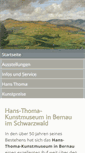 Mobile Screenshot of hans-thoma-museum.de